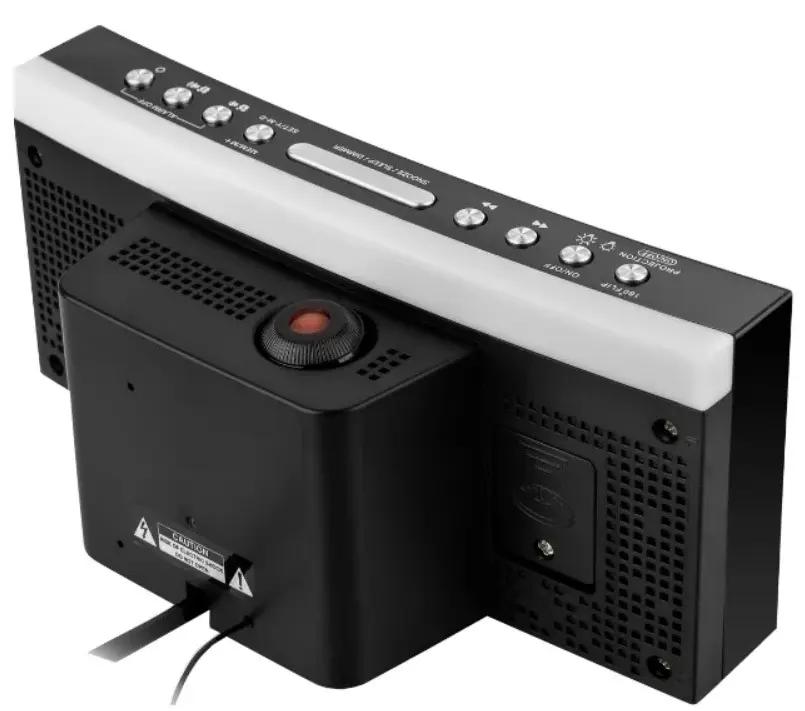 Radio cu ceas First FA-2420-4, negru