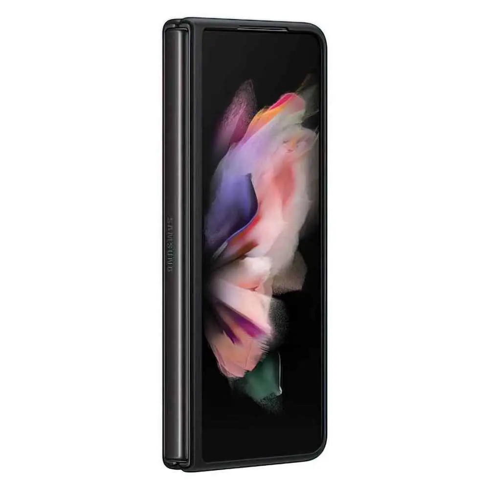 Husă de protecție Samsung Leather Cover Galaxy Z Fold 3, negru