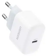 Încărcător Ugreen Mini Type-C 20W, alb pe tehnoparc.md Încărcător Ugreen Mini Type-C 20W, alb