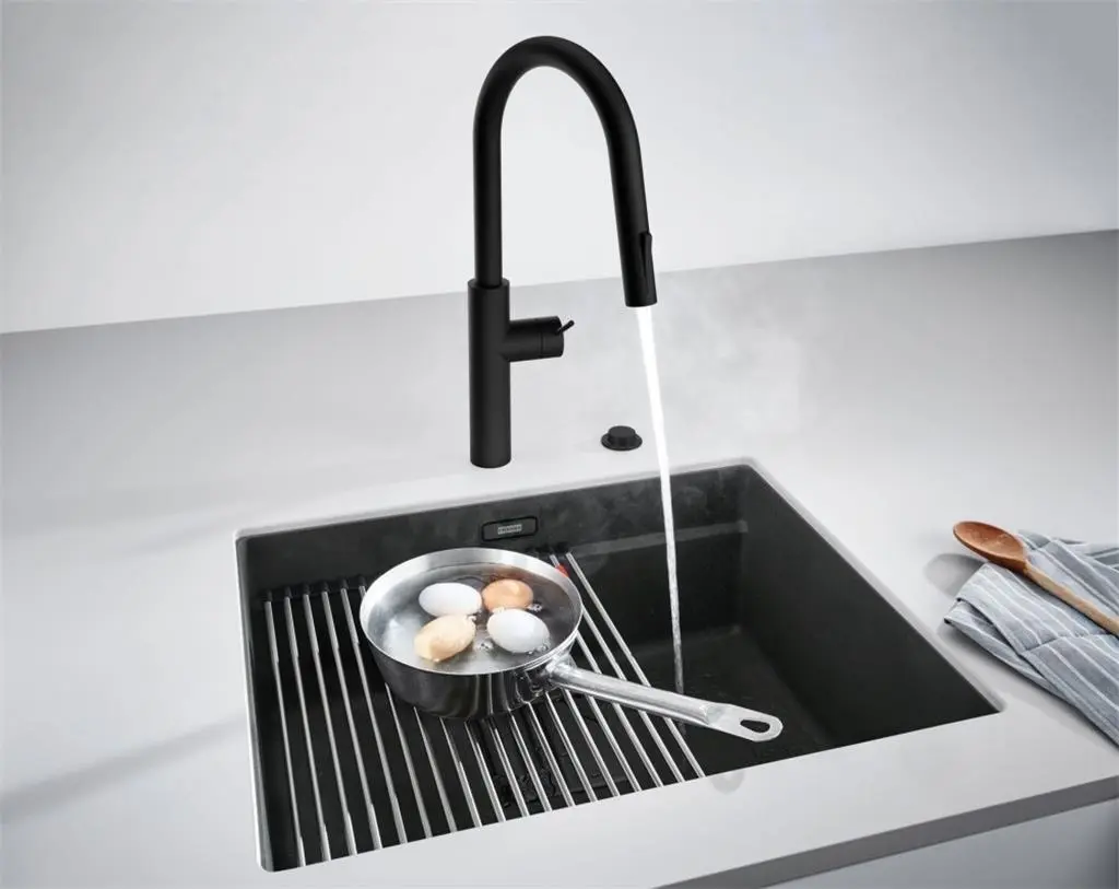Chiuvetă de bucătărie Franke KNG 110-52 (125.0718.450), negru