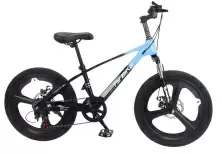 Bicicletă pentru copii TyBike BK-7 20, negru/albastru