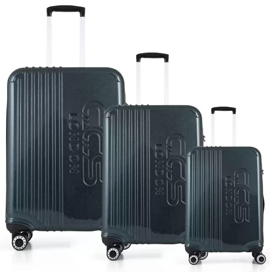 Set de valize CCS 5228 Set, albastru închis