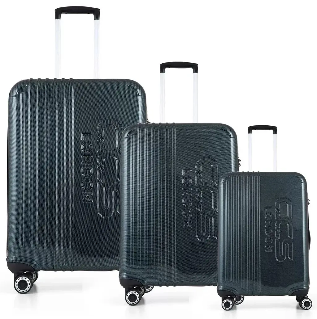 Комплект чемоданов CCS 5228 Set, темно-синий
