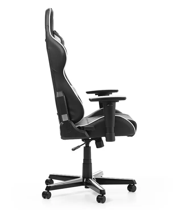 Scaun de birou DXRacer GC-F08-NW, negru/alb