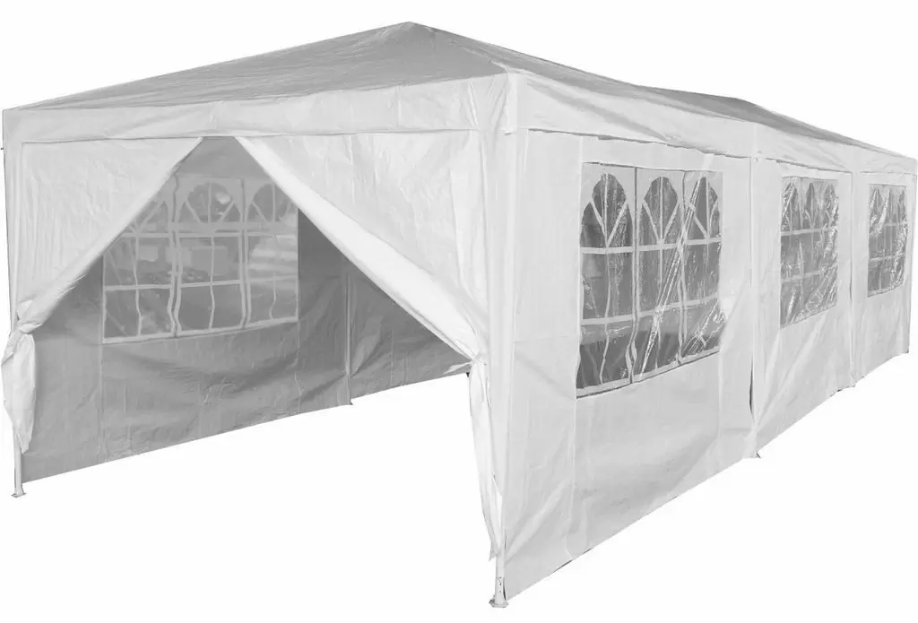 Cort Saska Garden Pavilion Tent 9x3m, alb