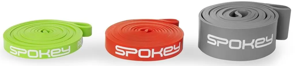 Набор эспандеров Spokey Power II Set, зеленый/красный/серый