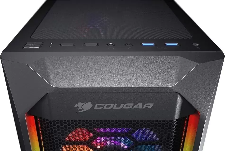 Корпус Cougar MX410 Mesh-G RGB, черный