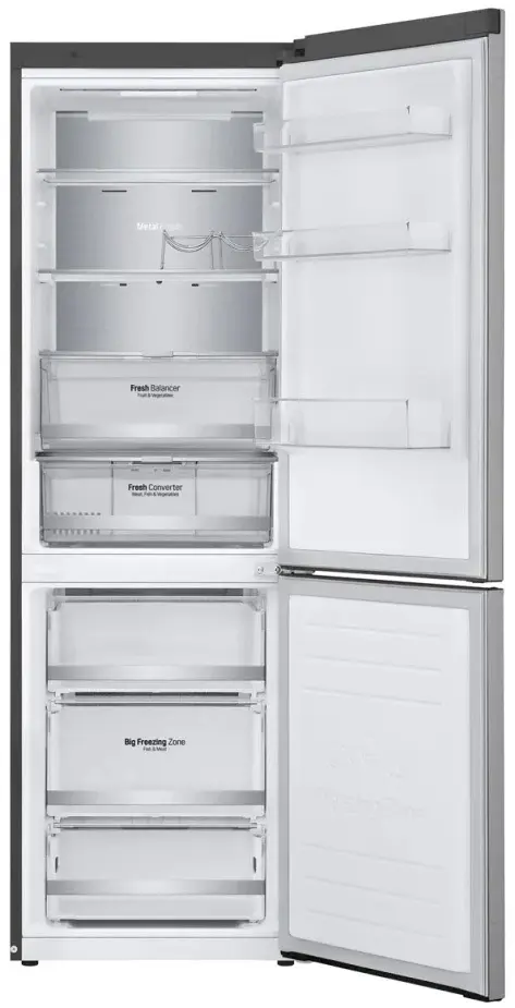 Холодильник LG GA-B459SMUM, серебристый на tehnoparc.md Холодильник LG GA-B459SMUM, серебристый
