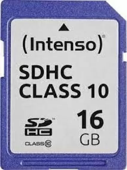 Card de memorie flash Intenso MicroSD Class 10, 16GB