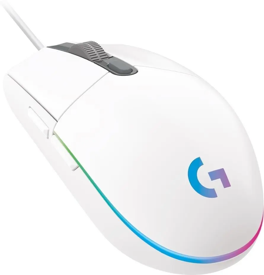 Mouse Logitech G102 Lightsync, alb