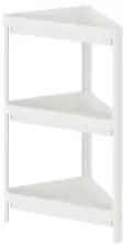 Raft de colț IKEA Vesken 33x33x71cm, alb