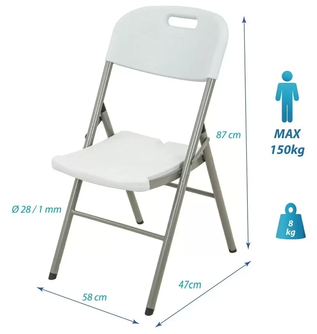 Комплект стульев Saska Garden 1039831, серый