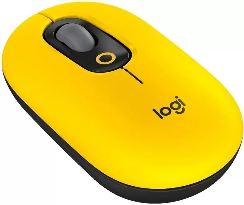 Mouse Logitech POP, galben