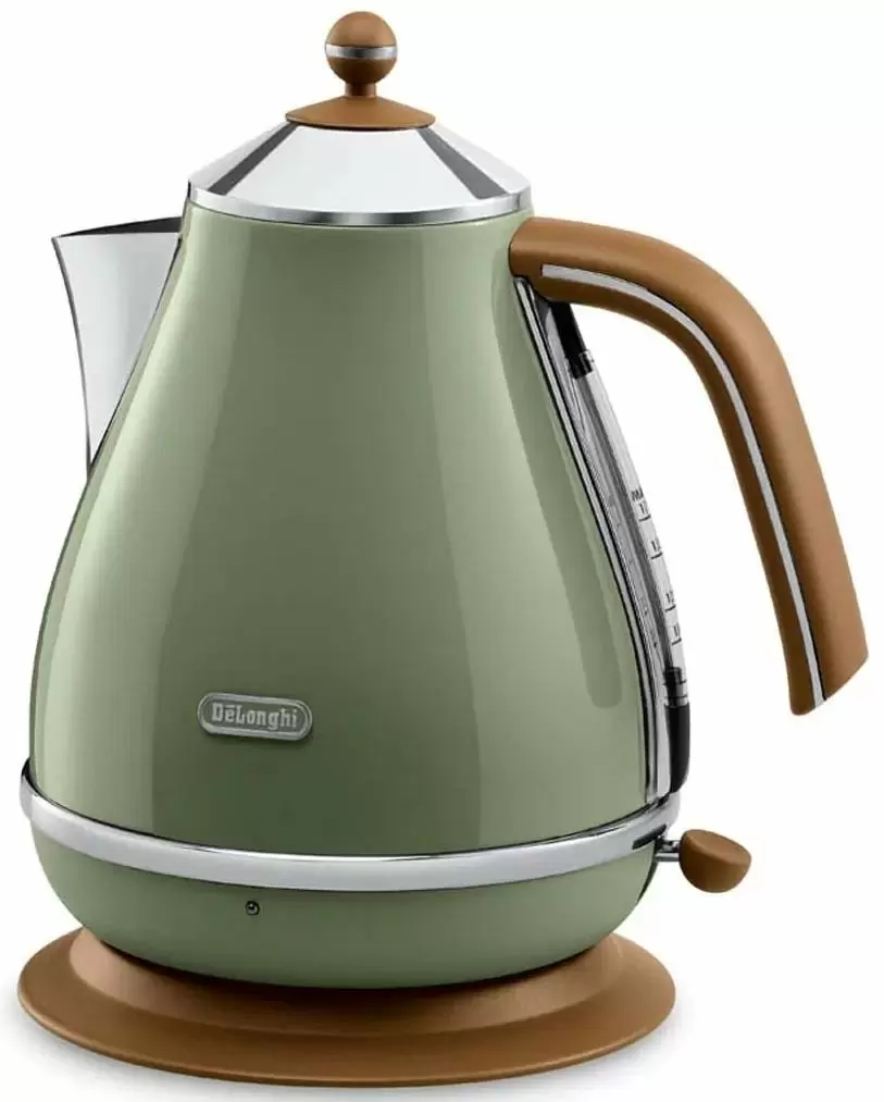 Электрочайник DeLonghi KBOV 2001.GR, зеленый