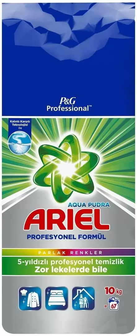 Detergent pudră Ariel Professional Formula Aqua Pudra 10kg