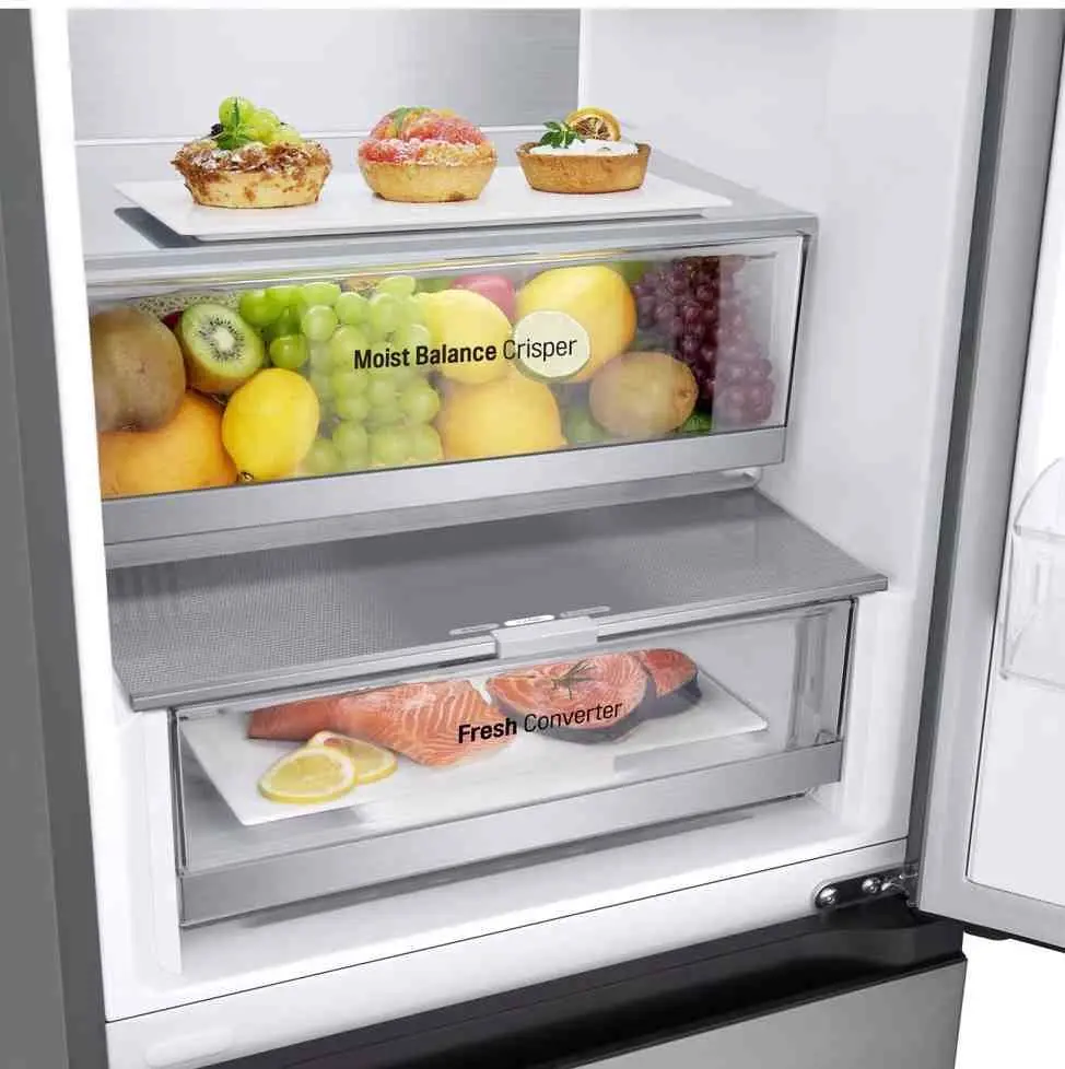 Холодильник LG GBV5240DPY, серебристый
