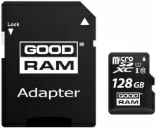 Карта памяти Goodram microSDXC UHS-I + SD adapter, 128GB