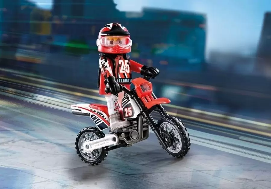 Игровой набор Playmobil Motocross Driver
