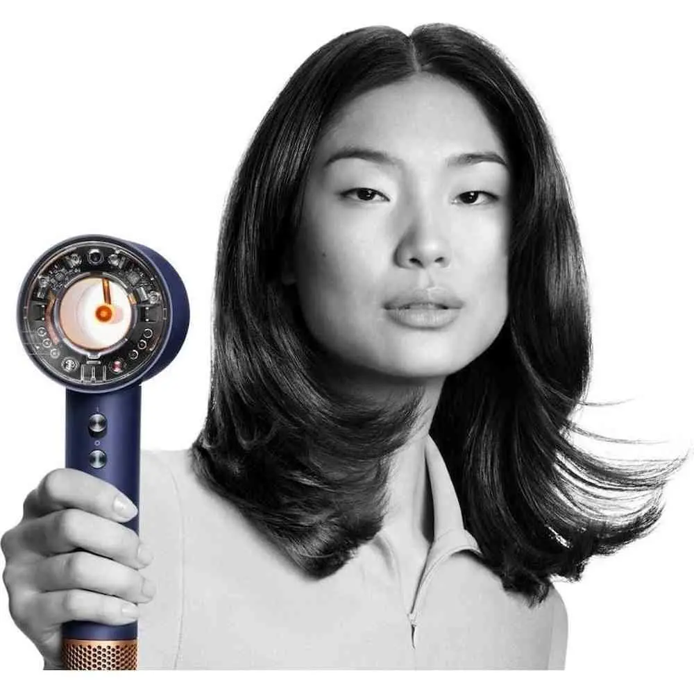 Uscător de păr Dyson HD16 Supersonic Nural Straight+Wavy Prussian, albastru