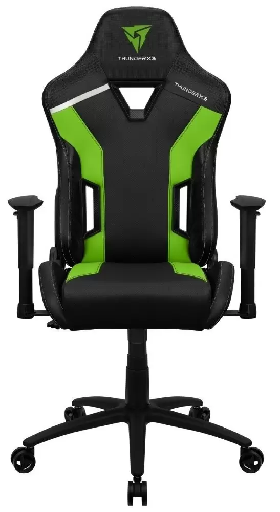 Компьютерное кресло ThunserX3 TC3, черный/зеленый