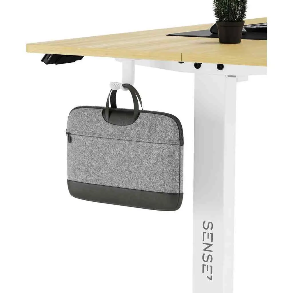 Masă de birou SENSE7 Nojo 140x70, pin alb