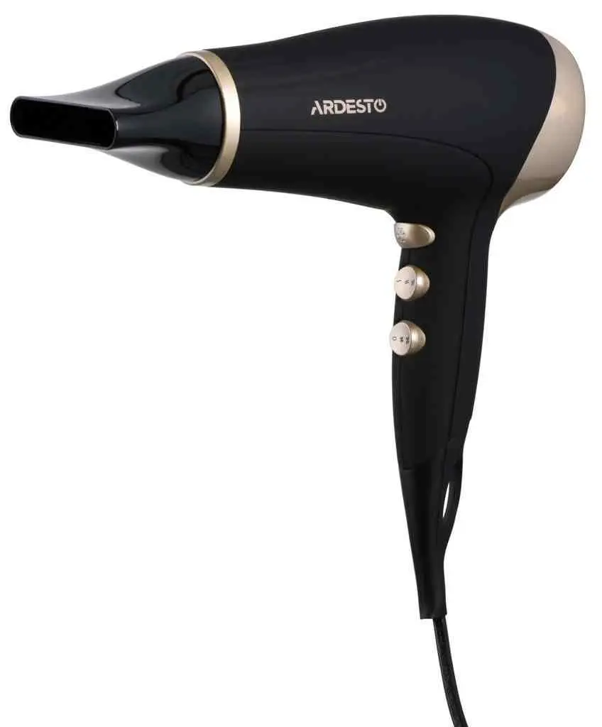 Фен Ardesto HD-522, черный/золотой