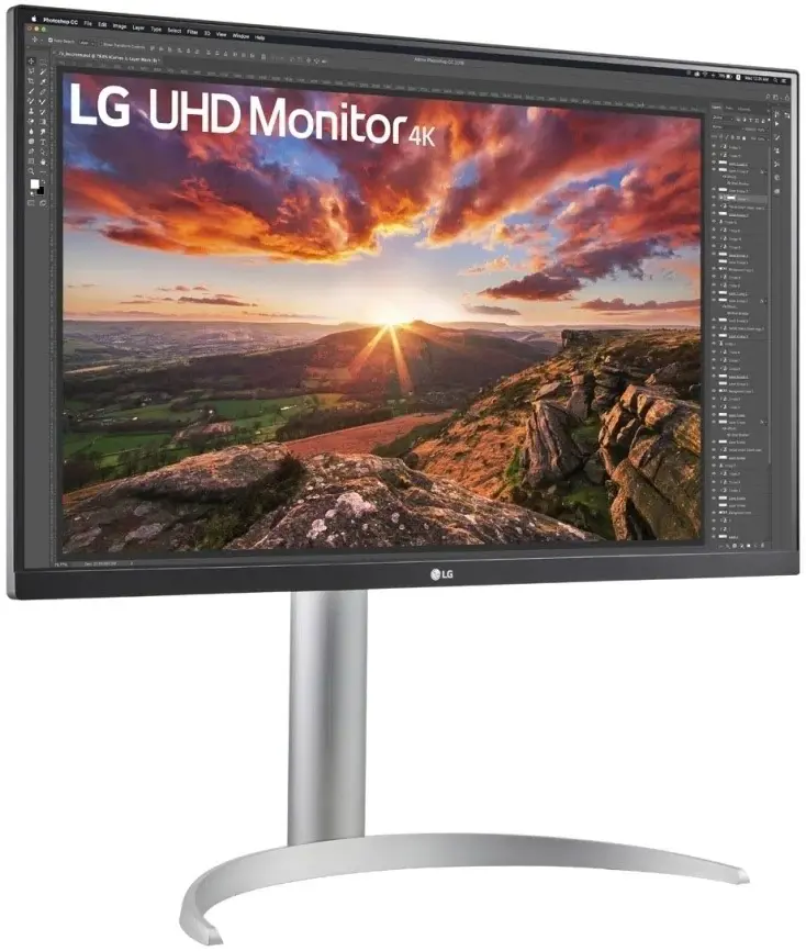 Монитор LG 27UP850-W, серебристый