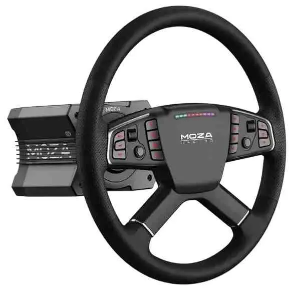 Volan pentru jocuri Moza Trucking Bundle, negru