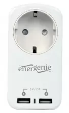 Priză Energenie EG-ACU2-01-W, alb