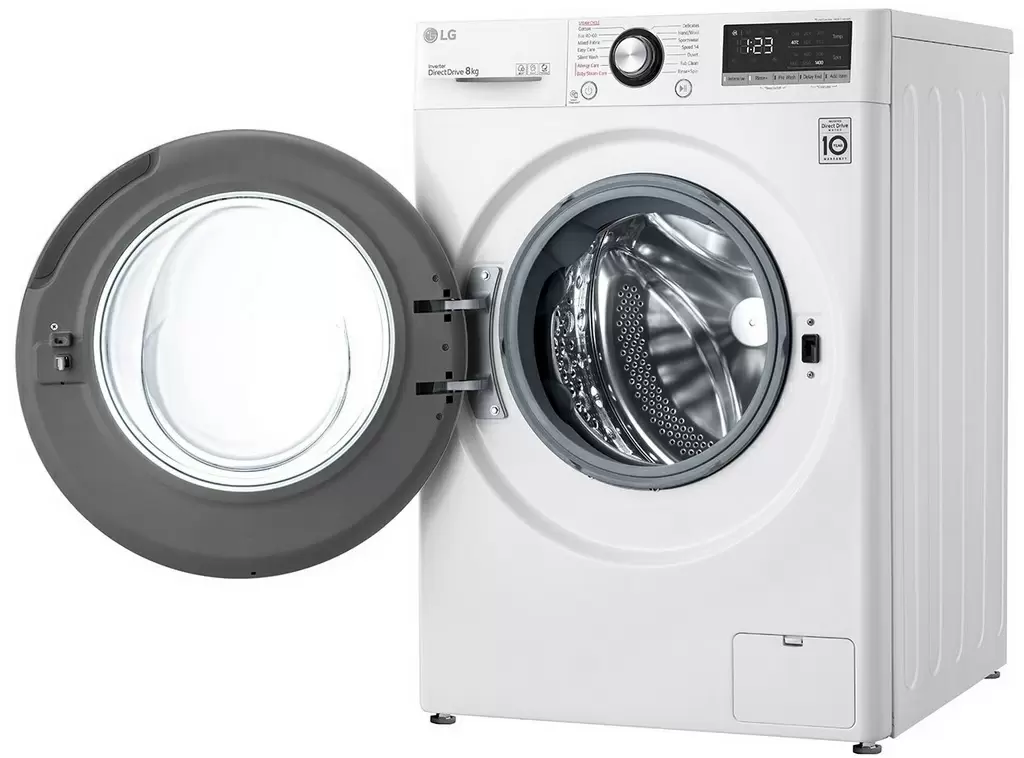 Maşină de spălat rufe LG F4WV308S6U, alb
