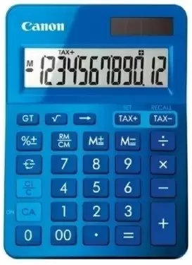 Калькулятор Canon LS-123K BL, синий