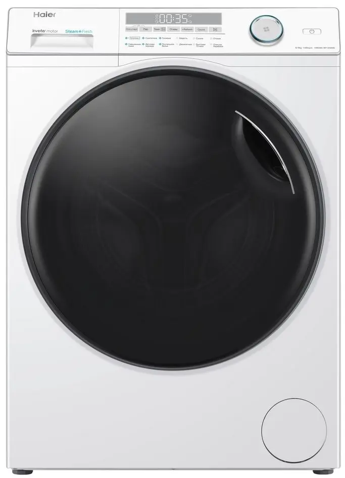 Стиральная машина Haier HWD80-BP14959B, белый на tehnoparc.md Стиральная машина Haier HWD80-BP14959B, белый