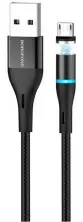 Cablu USB XO Magnetic Micro-USB NB125, negru