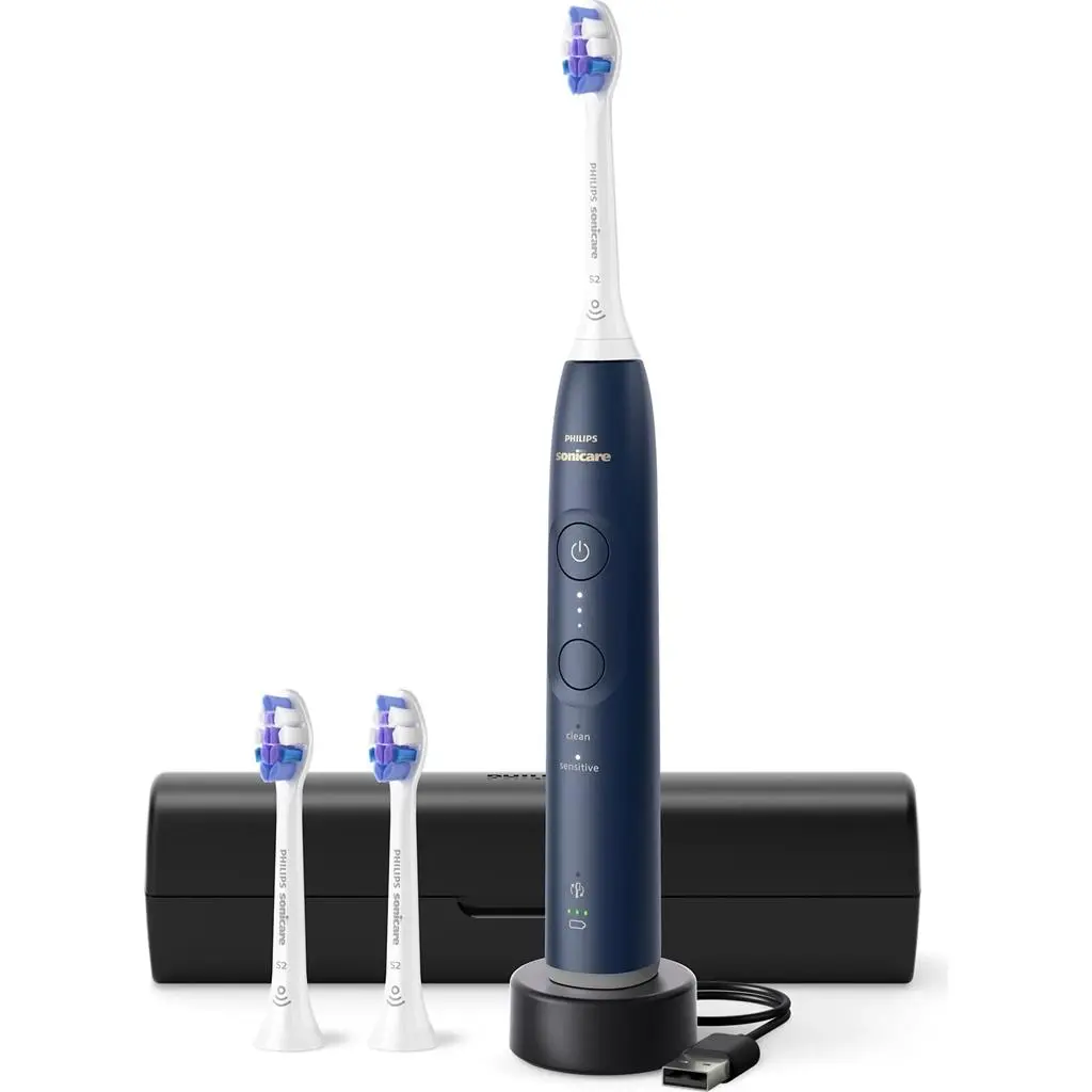 Электрическая зубная щетка Philips HX7403/01, синий