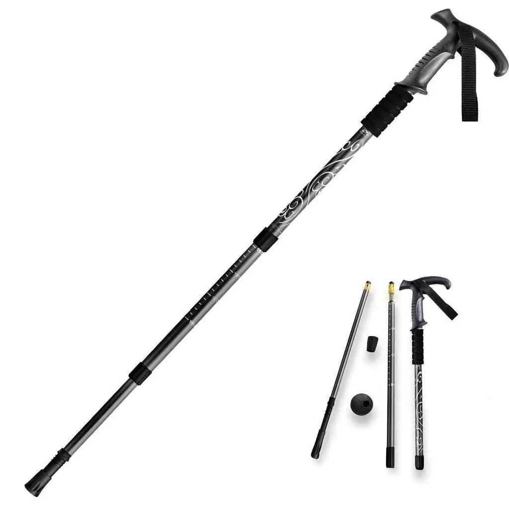 Bețe de trekking Yourjoy Trekking Pole AT16, negru pe tehnoparc.md Bețe de trekking Yourjoy Trekking Pole AT16, negru