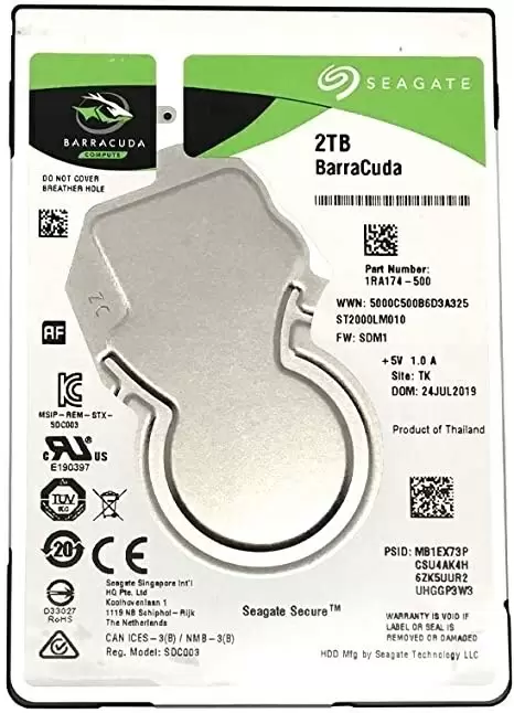 Disc rigid Seagate BarraCuda 2.5" ST2000LM010, 2TB