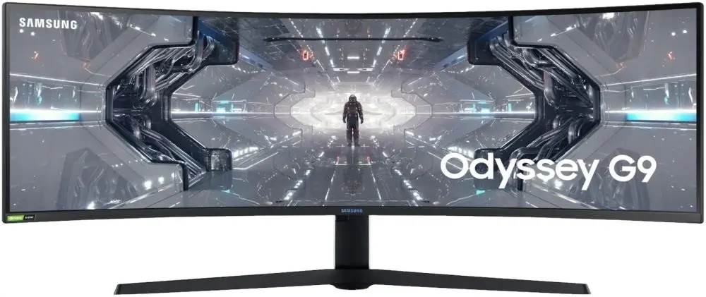 Monitor Samsung C49G95TSS, negru/alb