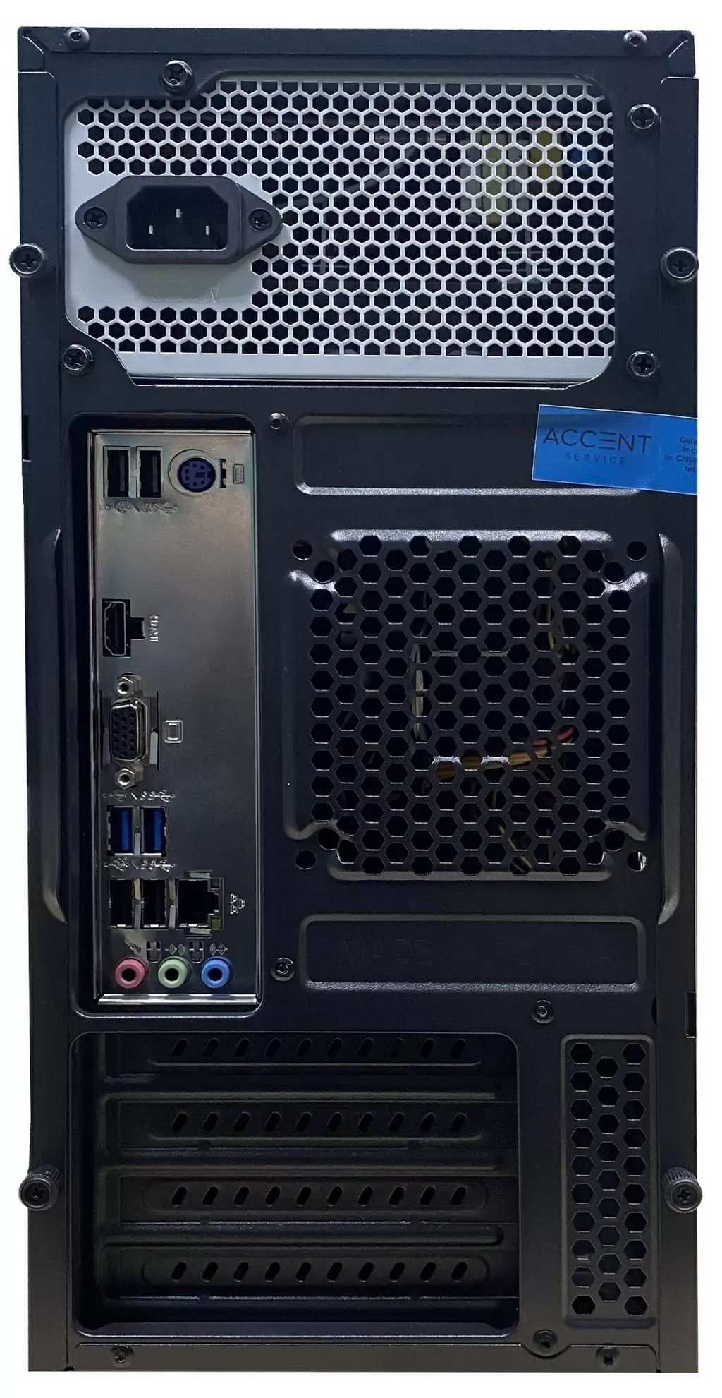 Системный блок Atol PC1038MP (Core i3-9100/8ГБ/120ГБ+1ТБ/OS Linux), черный