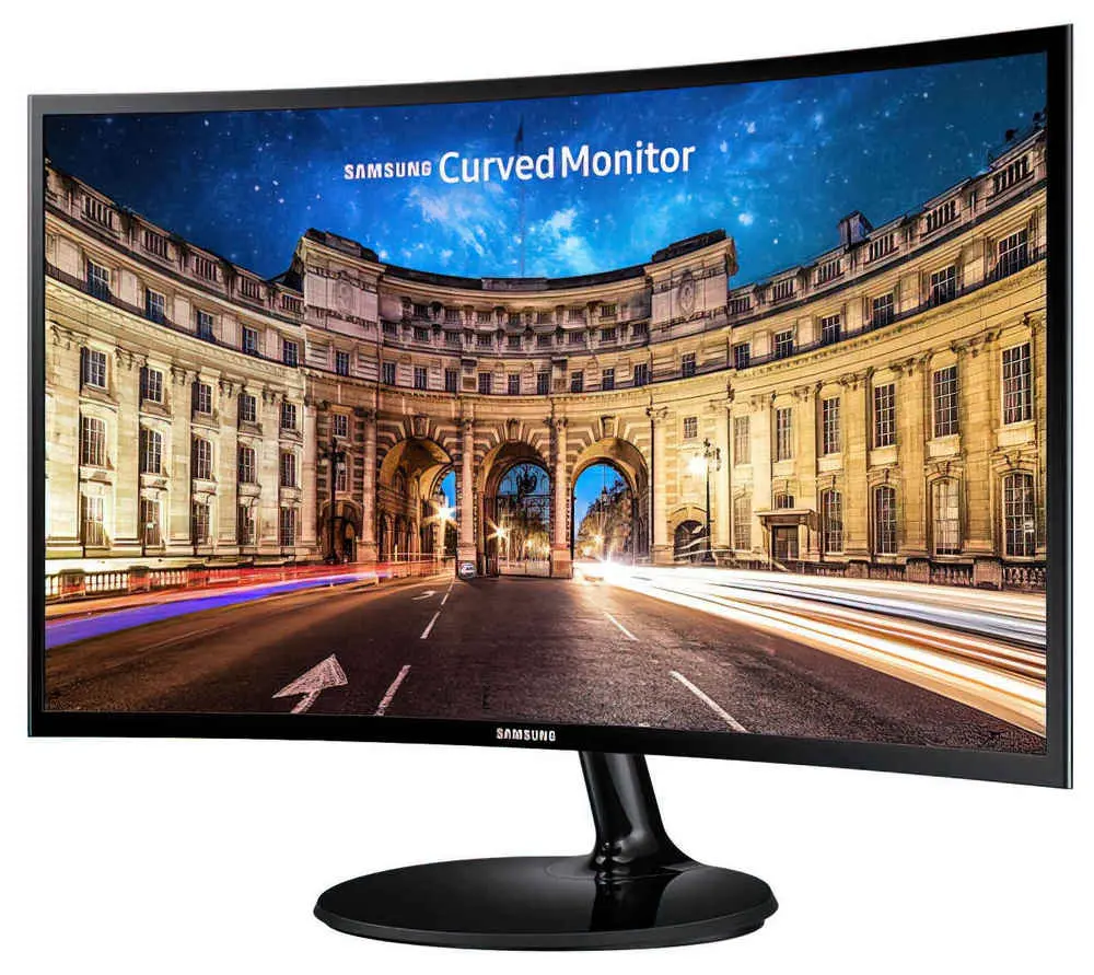 Monitor Samsung C24F390FHI, negru