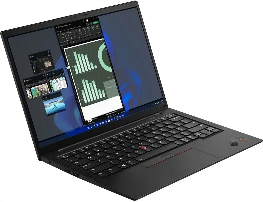 Ноутбук Lenovo ThinkPad X1 Carbon Gen 10 (14"/2.8K/Core i7-1270P/32GB/1TB/Intel Iris Xe/W11), черный