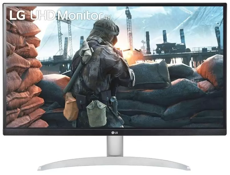 Монитор LG 27UP600-W, серебристый/черный