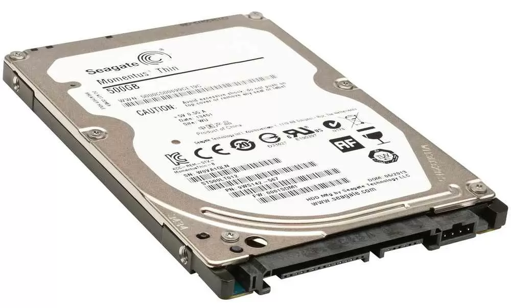 Жесткий диск Seagate Momentus Thin 2.5" ST500LT012, 500GB