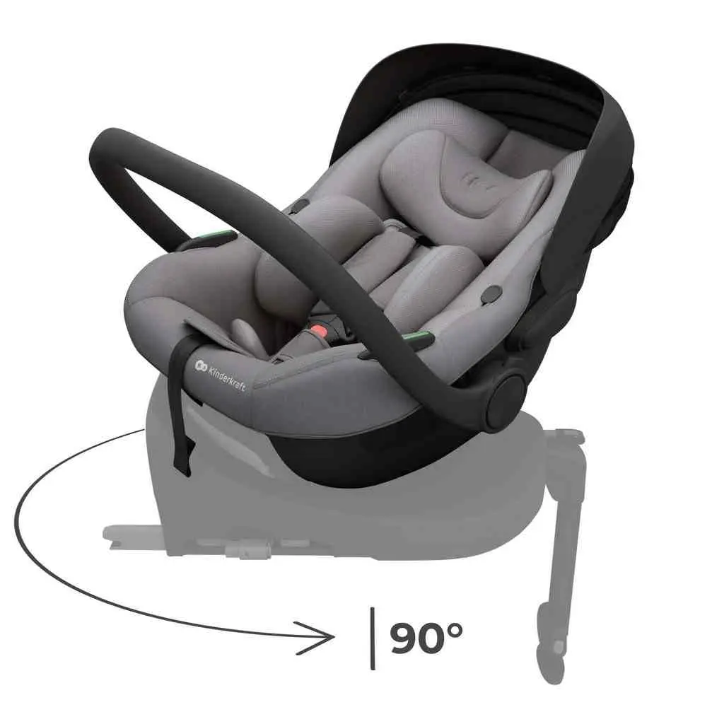 Детское автокресло KinderKraft I-Light, серый