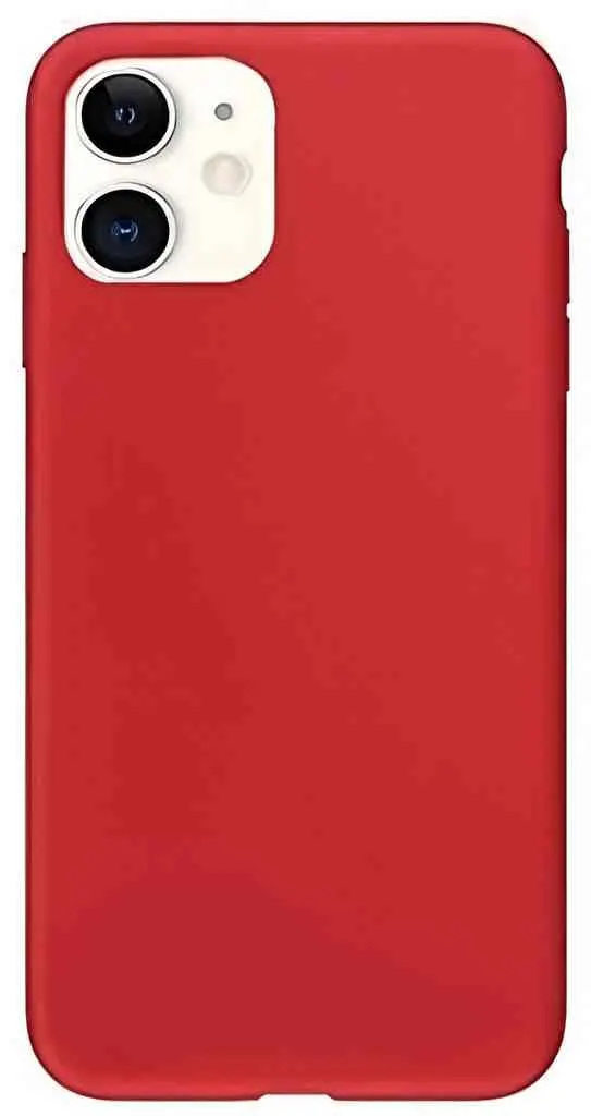 Чехол Helmet Case Liquid Silicone iPhone 11 (HMT-CLSIP11RD), красный