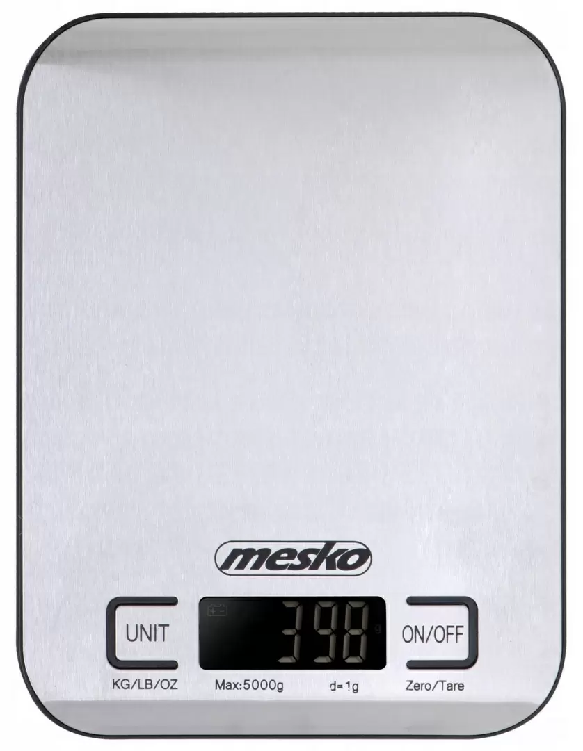 Весы кухонные Mesko MS-3169, нержавеющая сталь/черный