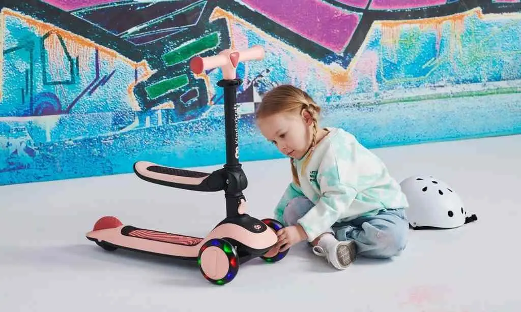 Самокат KinderKraft Halley, розовый