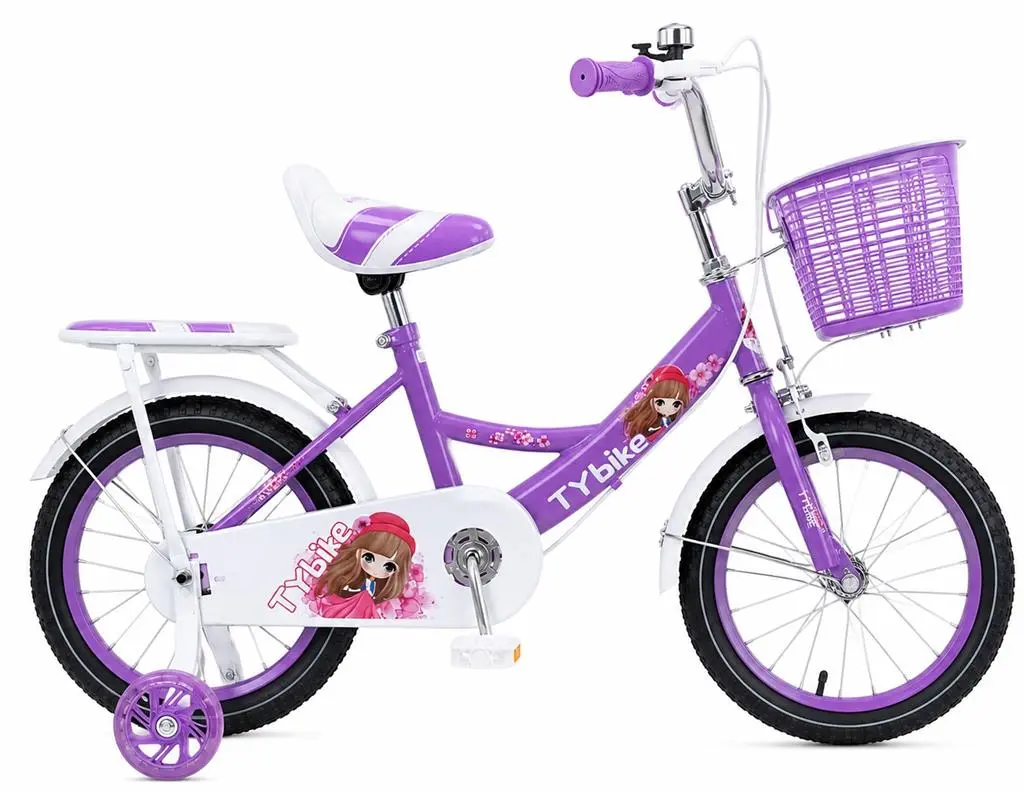 Детский велосипед TyBike BK-011 14, фиолетовый на tehnoparc.md Детский велосипед TyBike BK-011 14, фиолетовый