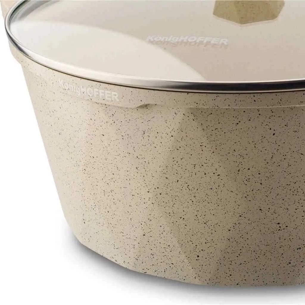 Кастрюля Konighoffer Corte 2.3L, бежевый
