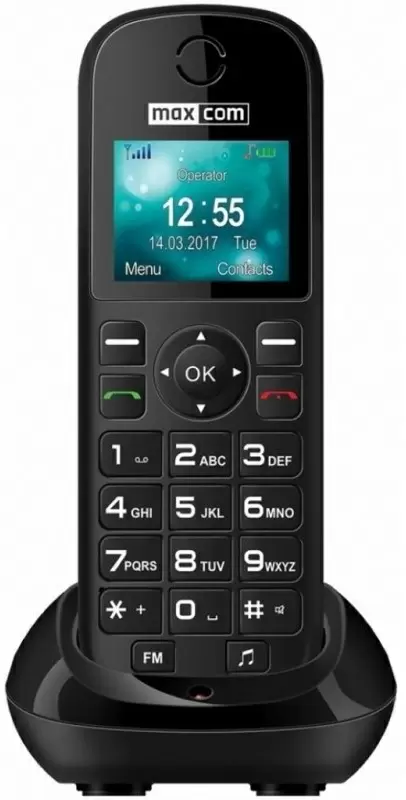 Мобильный телефон Maxcom MM35D, черный