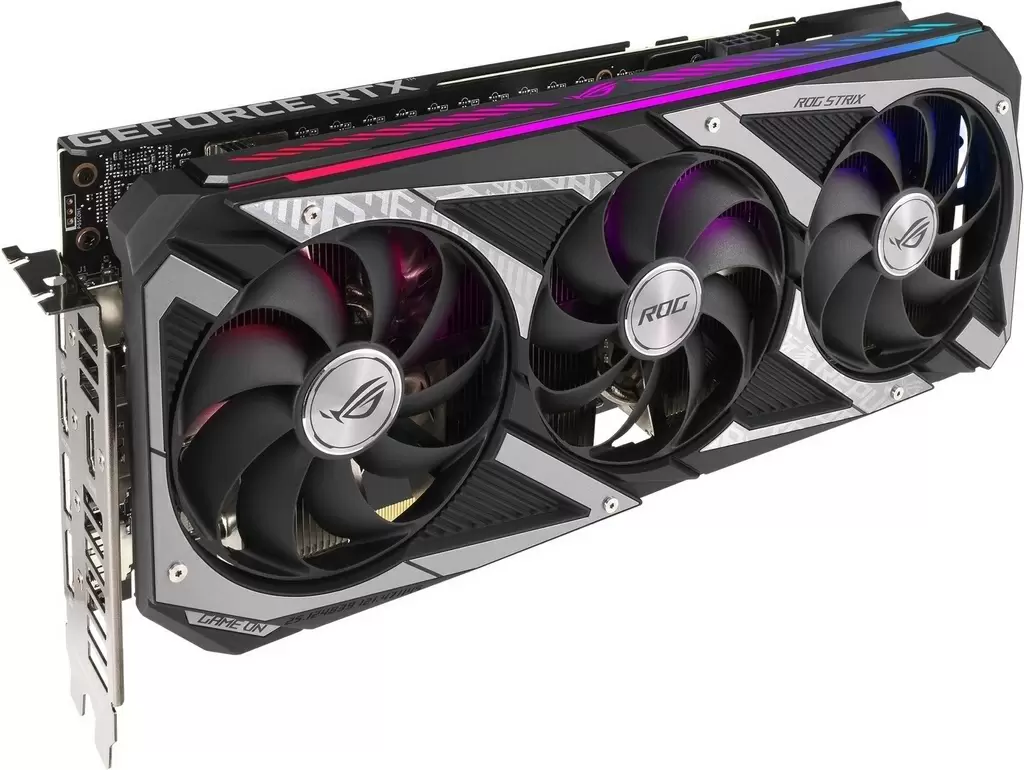 Видеокарта Asus GeForce RTX3060 12GB GDDR6 ROG Strix Gaming OC V2